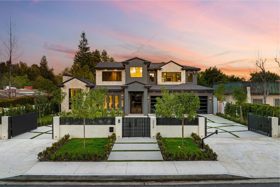 modern house front yard landscaping