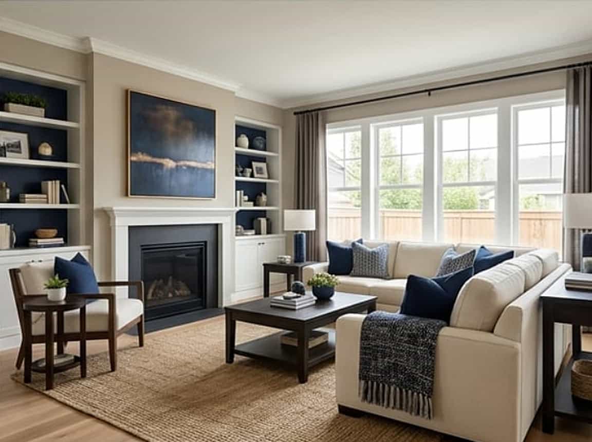 shiitake paint in living room