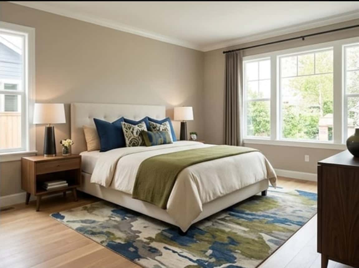 shiitaki painted bedroom