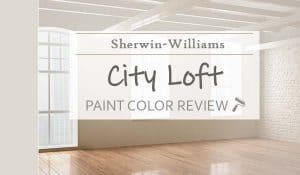 sw city loft paint color review