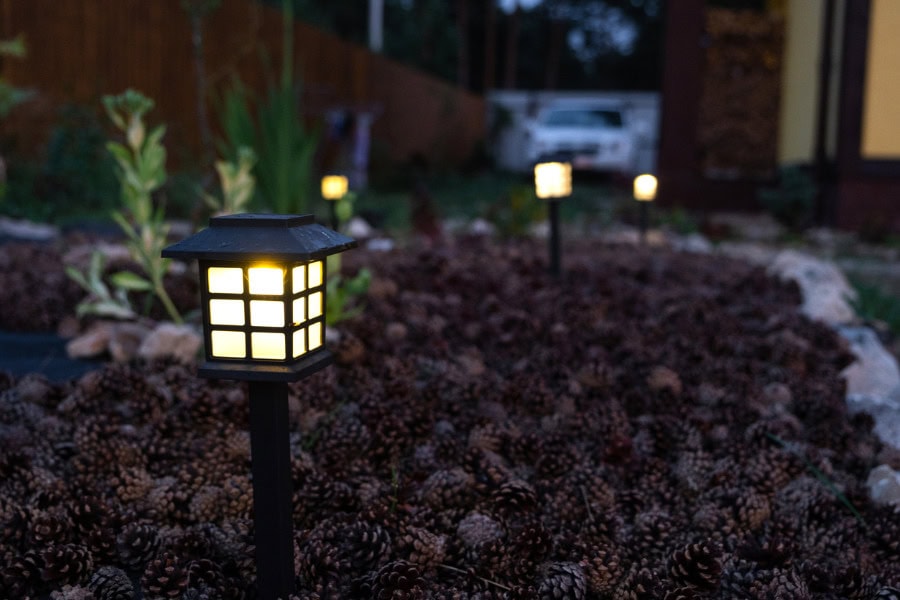 yard lighting accents ex