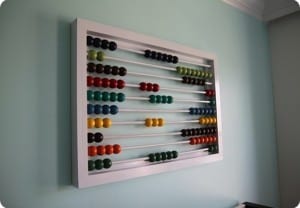Colorful Abacus Wall Décor