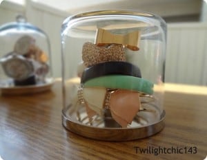 DIY: See-through Cloche Jewelry Holder