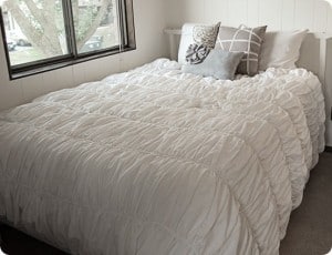 Ruffled Duvet Cover from Sheets