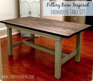 A DIY Farmhouse Table for Making Memories