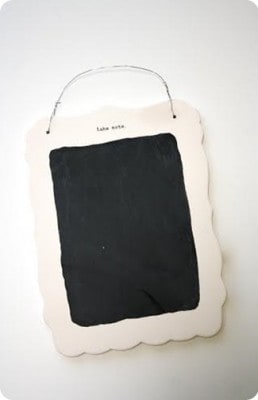 Ceramic Chalkboard Plaque