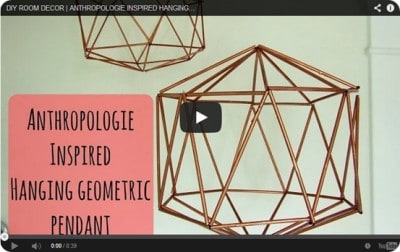 Hanging Geometric Pendant