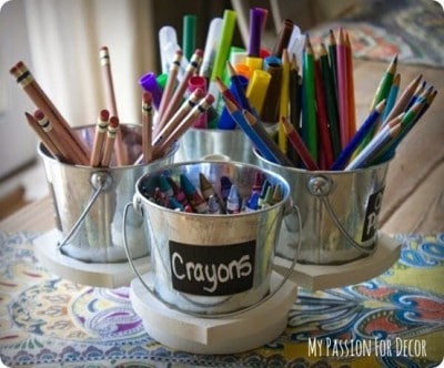 Spinning Art Caddy for Kids