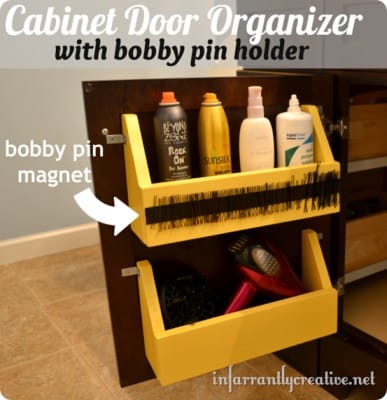Bathroom Cabinet Door Organizer