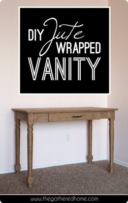 Jute-Wrapped Vanity Makeover