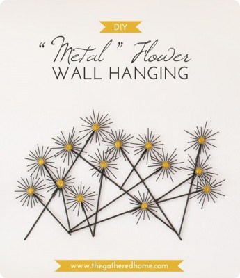 Metal Flower Wall Art