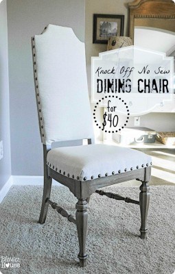 Upholstered Dining Room Chair Makeover