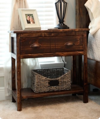 $90 for TWO Pottery Barn Inspired Nightstands