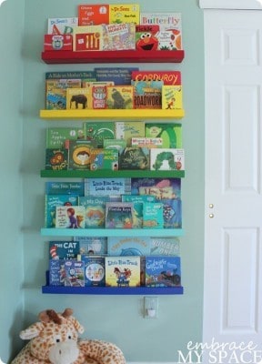 Rainbow Book Ledges (for Under $30!)