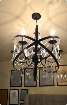 Crystal Orb Chandelier with Sparkle and Sentimentality