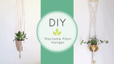 DIY Macrame Plant Hanger for Summer