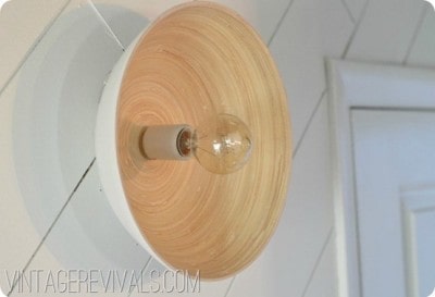 Wall Sconce from Bowl