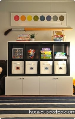 Playroom Toy Storage System–The Easy Way!