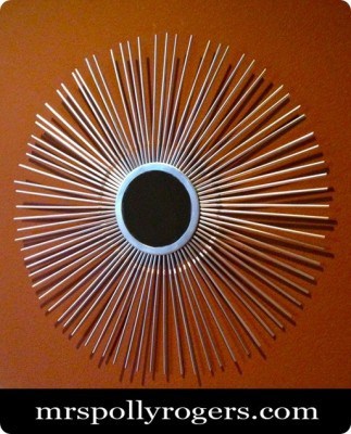 Silver Starburst Mirror