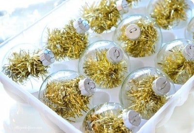 Five-Minute Tinsel Ornaments