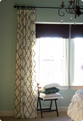 Stenciled Curtains