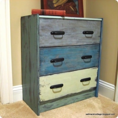 Shabby Chic Painted Dresser