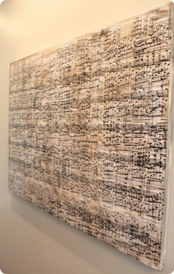 Sheet Music Wall Art