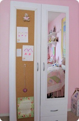 IKEA Cabinet Mirror Makeover