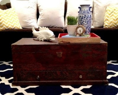 Refinished Trunk Coffee Table