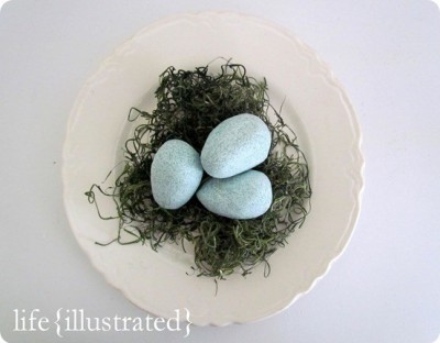 Salt Dough Robin’s Eggs