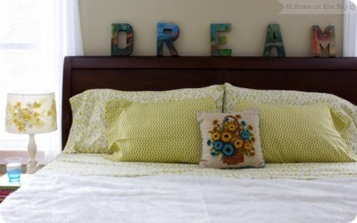 Painted Canvas Art Letters