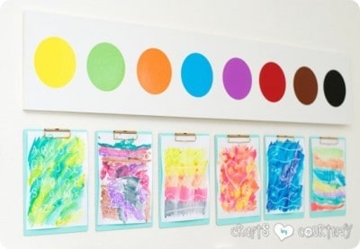 Jumbo Watercolor Paint Palette Wall Décor