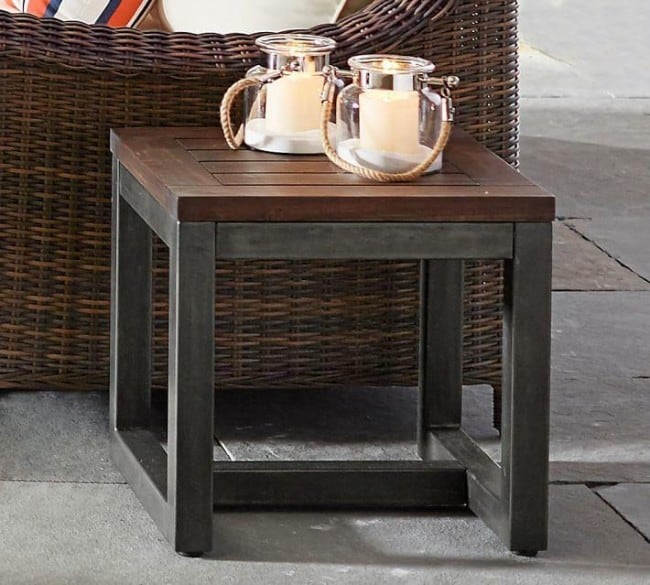 Sleek Outdoor Occasional Table