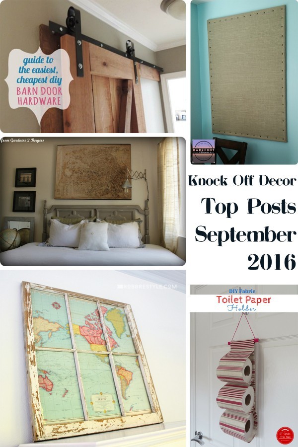 Top 5 Posts for September - KnockOffDecor