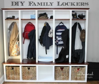 DIY Entryway Storage System