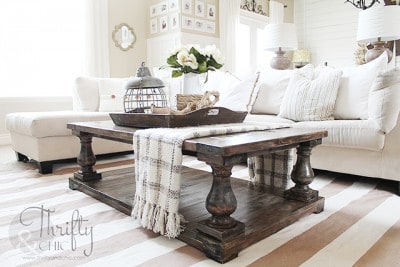 Restoration Hardware Inspired Coffee Table