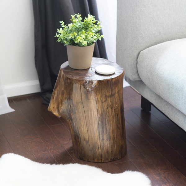 Tree Stump Side Table