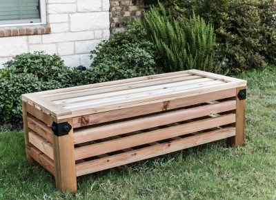 Backyard Storage Bench