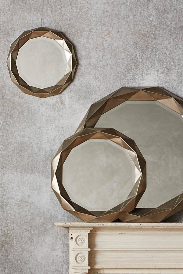 Anthropologie Inspired Geometric Mirror Project