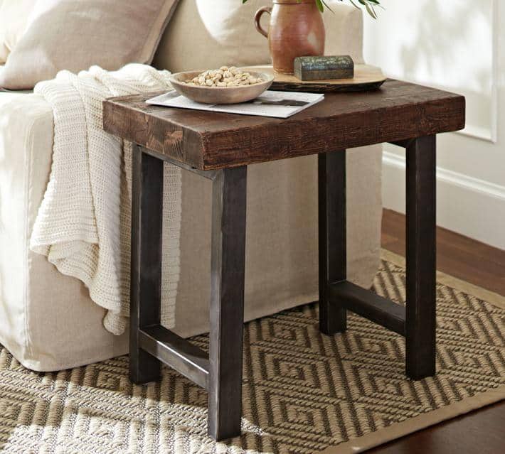 DIY Rustic Side Tables