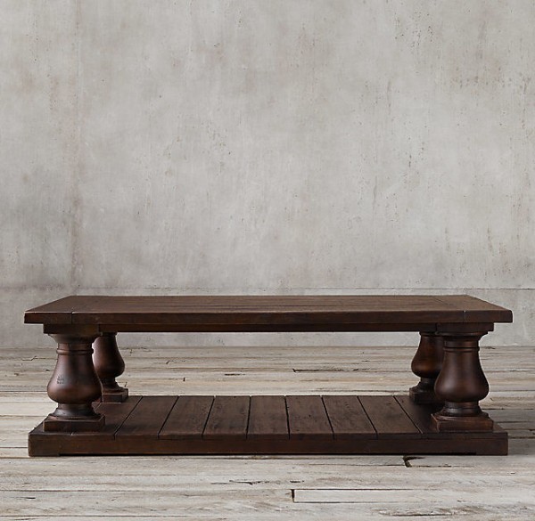Restoration Hardware Inspired Coffee Table