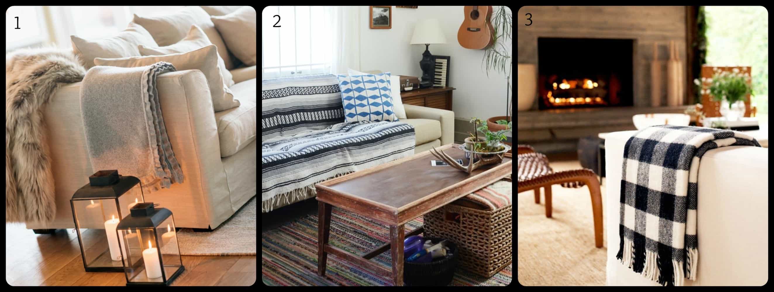 5 Perfect Places to Toss a Throw Blanket