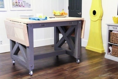 Convertible Kitchen Island Storage Table