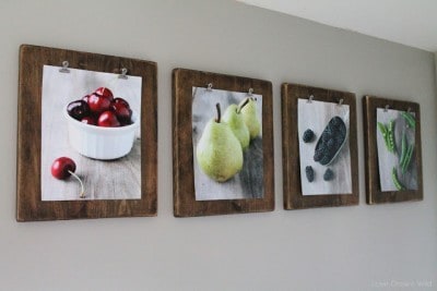 A Different Sort of Gallery Wall: Photo Clipboards