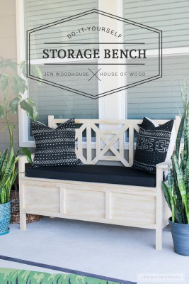 Backyard Storage Bench