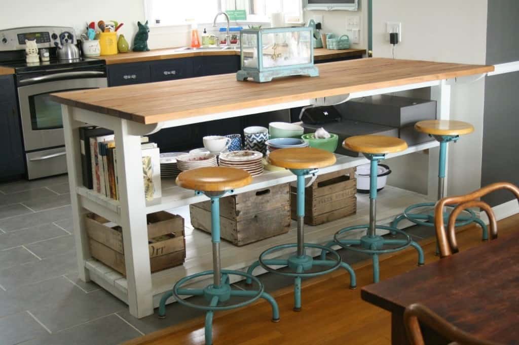9 Catchy Kitchen Islands You Can Make Yourself