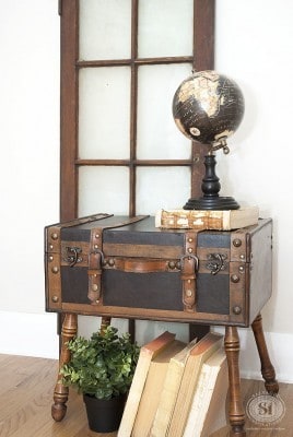 Mid Century Modern Trunk Makeover