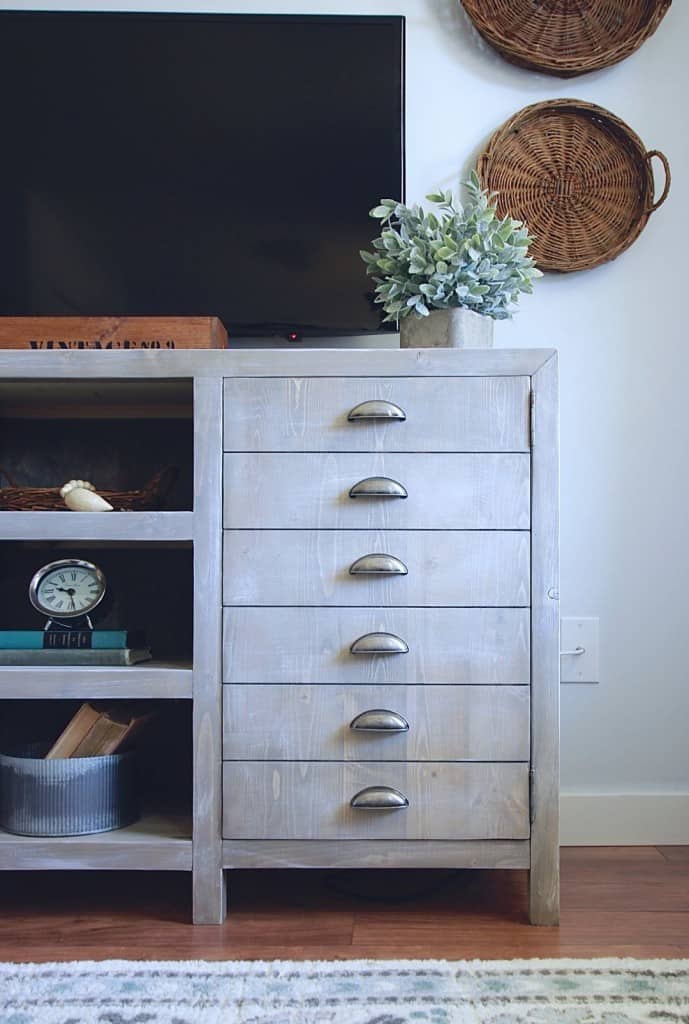 Media Console Modern Style