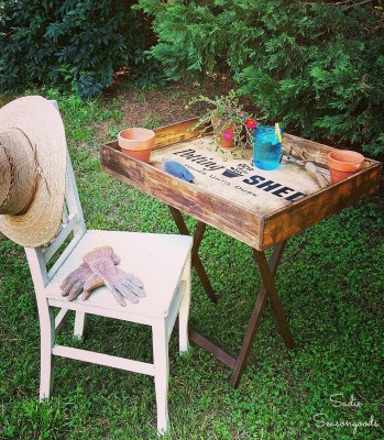 Uniquely Functional Potting Bench