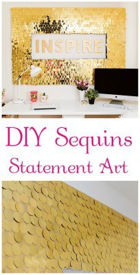 Individually Designed Sequin Wall Art
